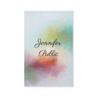 Typography Elegant Modern Abstract Art Vertical
