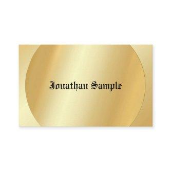 Typography Glamorous Faux Gold Template Old Text