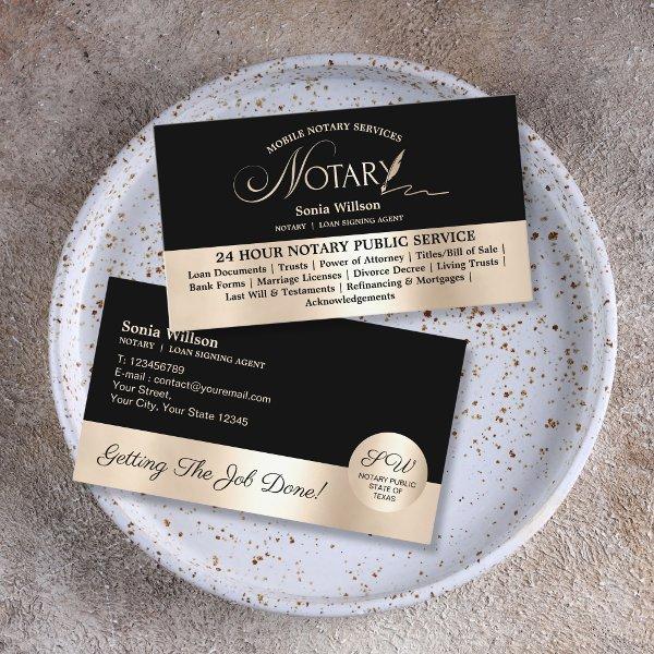Typography Mobile Notary & Loan Signing Agent Law