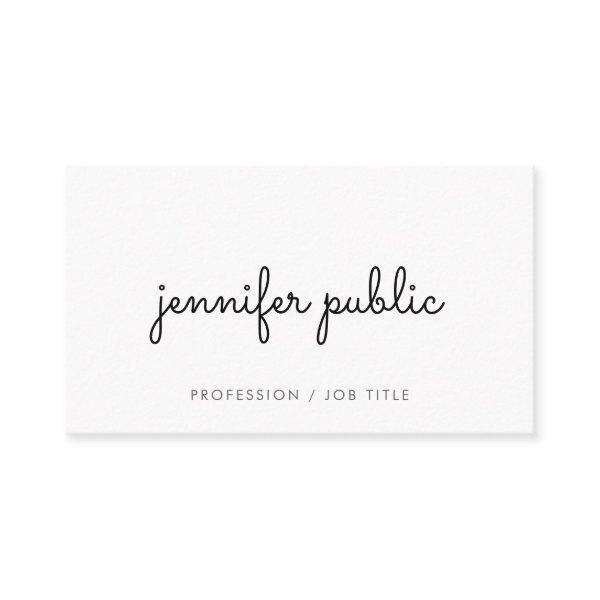 Typography Modern Elegant Template White Matte