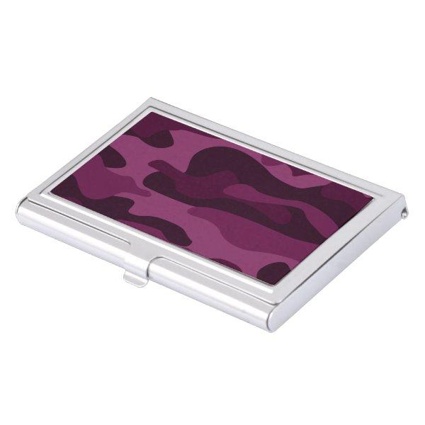 Tyrian Purple Monocolor Camo  Case