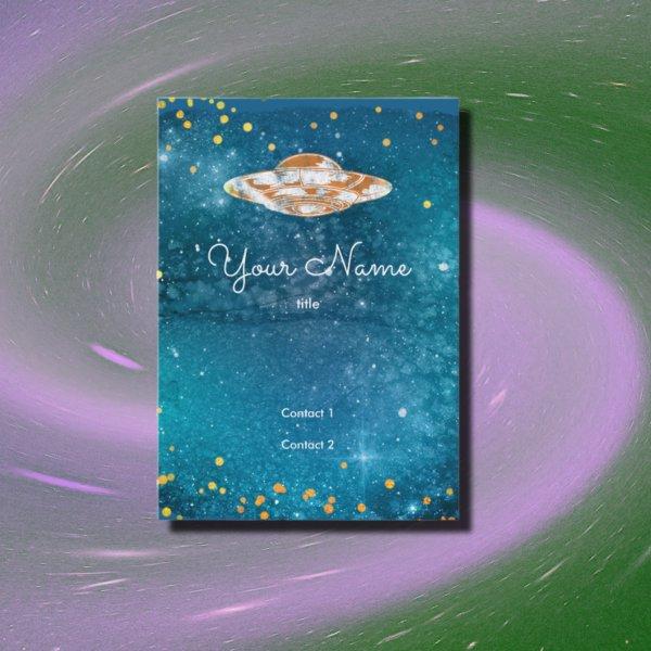 UFO  in the artistic galaxy
