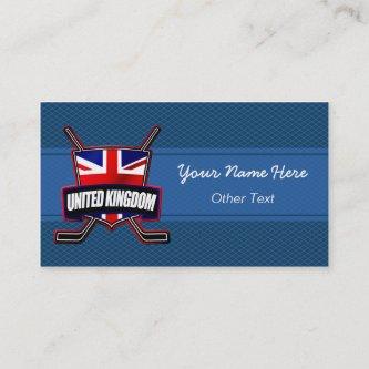 UK British Ice Hockey Flag Custom