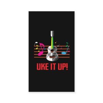 Uke It UP with musical notes! Ukulele Musician