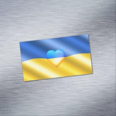 Ukraine - Support - Freedom Peace - Ukrainian Flag  Magnet