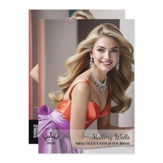 Ultimate Crown Pageant Autograph Card