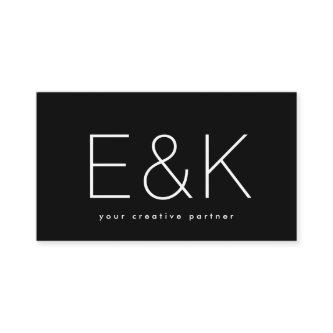 Ultra Modern Skinny Big Monogram Black Unique