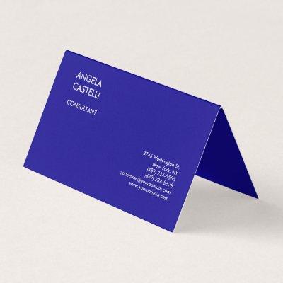 Ultramarine Blue Trendy Modern Minimalist Plain