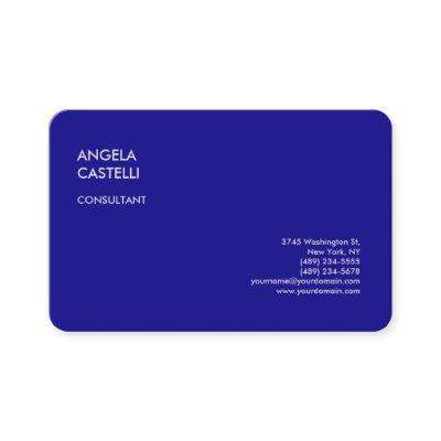 Ultramarine Blue Trendy Modern Minimalist Plain