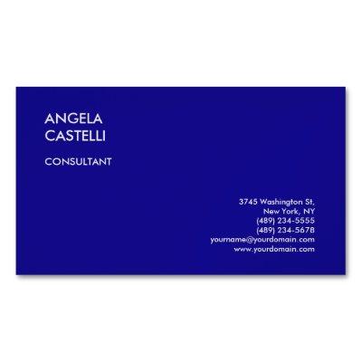 Ultramarine Blue Trendy Modern Minimalist Plain  Magnet