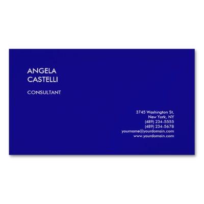 Ultramarine Blue Trendy Modern Minimalist Plain  Magnet