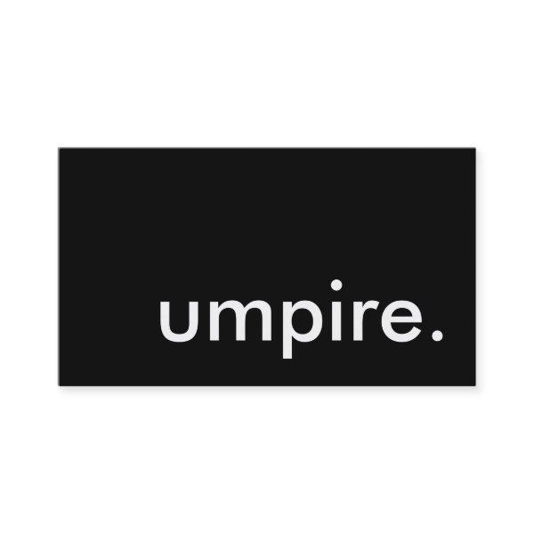 umpire.