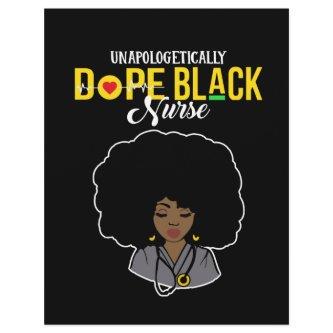 Unapologetically Dope Black Nurse Letterhead