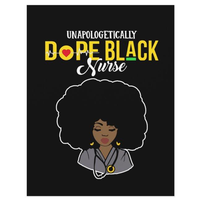 Unapologetically Dope Black Nurse Letterhead