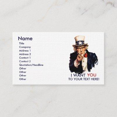 Uncle Sam Personalized