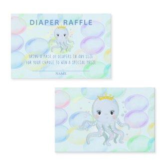 Under The Sea Prince Octopus Diaper Raffle