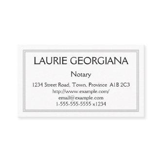 Understated and Restrained Notary