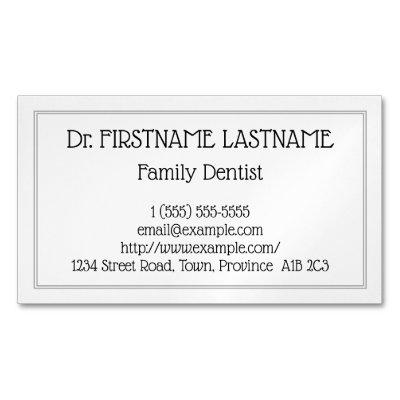 Understated Family Dentist Magnetic