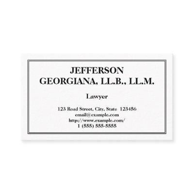 Understated Lawyer