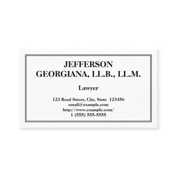 Understated Lawyer