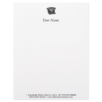 Underwood Typewriter Writer Letterhead