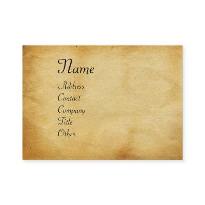 UNICORN / Antique Brown Parchment