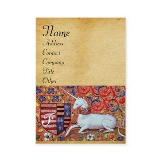 UNICORN / Antique Brown Parchment Monogram
