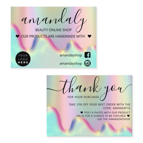 Unicorn Holograph Online Shop Thank Discount Code