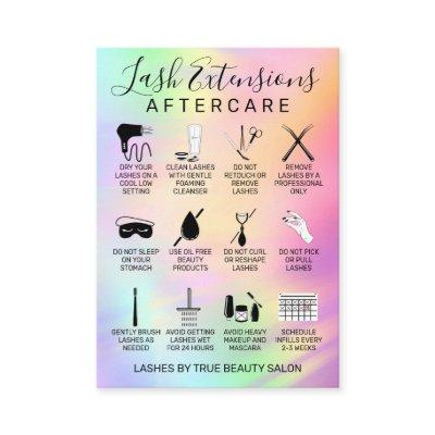 Unicorn Holographic Lash Extensions Aftercare Icon