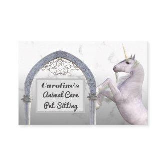 Unicorn Horse White Marble Animal Care