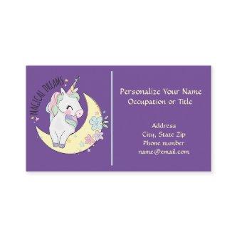 Unicorn Magical Dreams Cute Baby Pegasus Horse