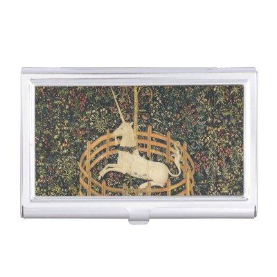 Unicorn Tapestries Captivity Medieval Tapestry  Case