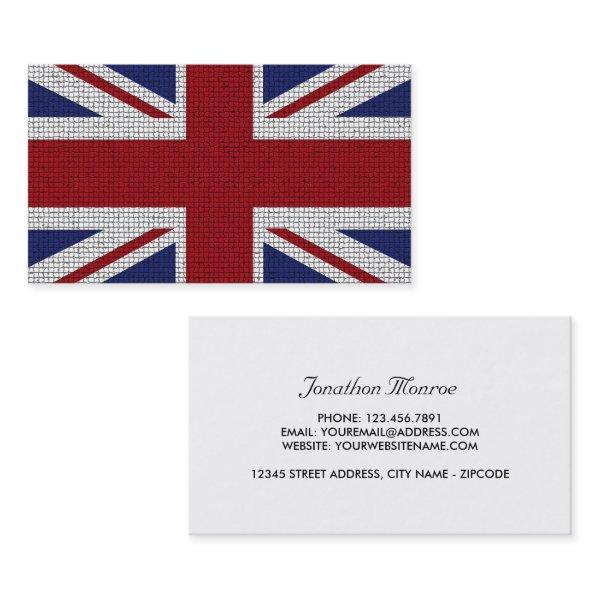 Union Jack Flag, Mosaic Effect, United Kingdom