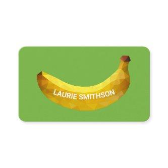 Unique 3D Banana Curved Typography