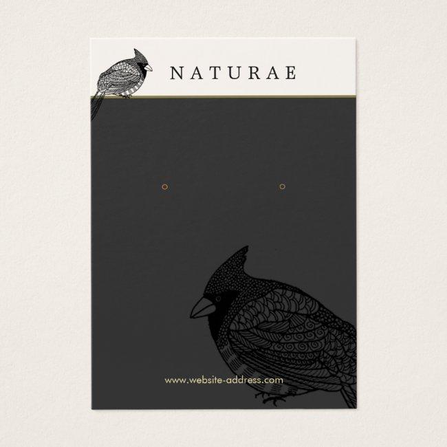 Unique Artistic Bird Earring Jewelry Display