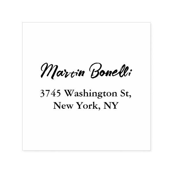 Unique Classic Simple Name Calligraphy Self-inking Stamp