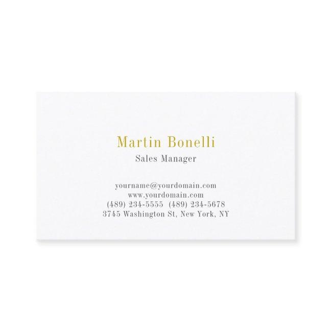 Unique Classical Simple Gold Color Name