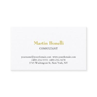 Unique Classical Simple Gold Color Name
