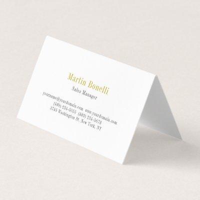 Unique Classical Simple Gold Color Name