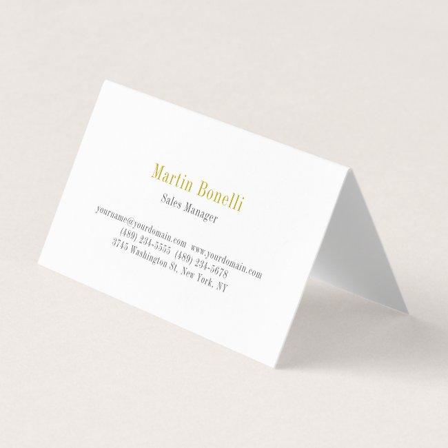 Unique Classical Simple Gold Color Name