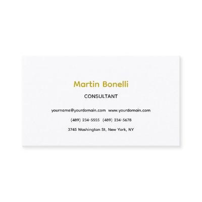 Unique Classical Simple Gold Color Name
