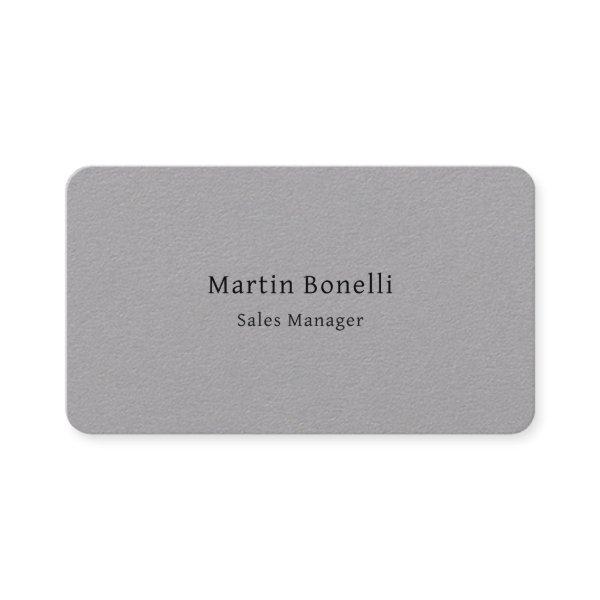 Unique Classical Simple Grey Two Sided
