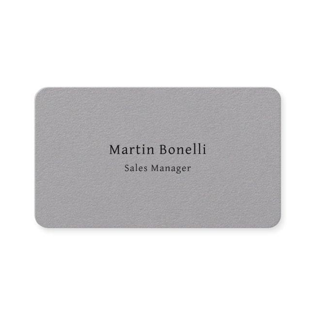 Unique Classical Simple Grey Two Sided