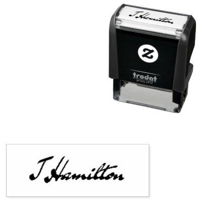 Unique Custom Signature Personalized Self-inking Stamp