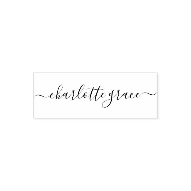 Unique Custom Signature personalized Self-inking Stamp