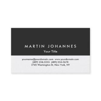 Unique dark grey white professional