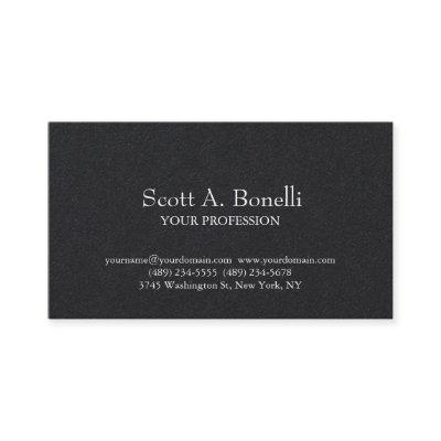 Unique Elegant Plain Simple Gift Template Black