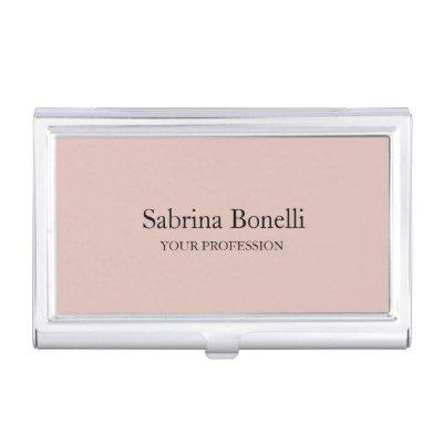 Unique Elegant Plain Simple Rose Gold Color  Case
