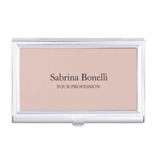 Unique Elegant Plain Simple Rose Gold Color  Case
