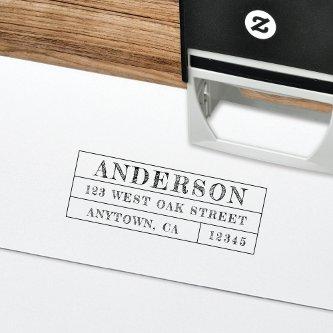 Unique Hand-Writing Return Address  Self-inking Stamp